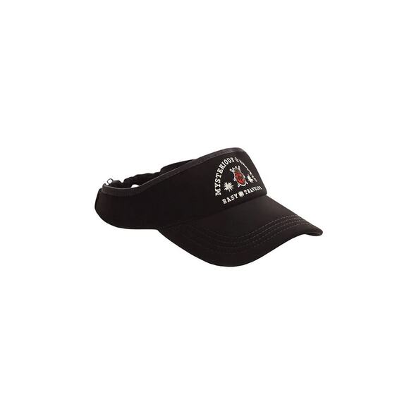Agua Bendita Astot Hat Visor Black Adjustable O e Size NWT - Picture 2 of 8